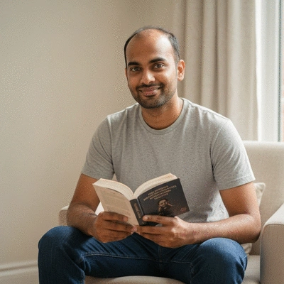 Close-up of a person's hands holding a smartphone with a health insurance app on screen, surrounded by health-related items