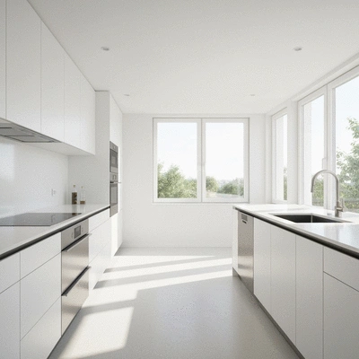 Person reviewing health insurance documents on a tablet, with icons representing different plan types like HMO, PPO, and HDHP floating around the screen